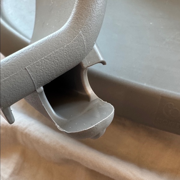 STOKKE Tripp Trapp Grey Baby Set with Tray & Straps High Chair Gray Infant Seat - Picture 11 of 16